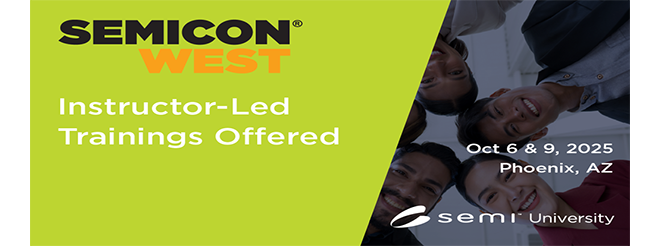 Trainings at SEMICON West