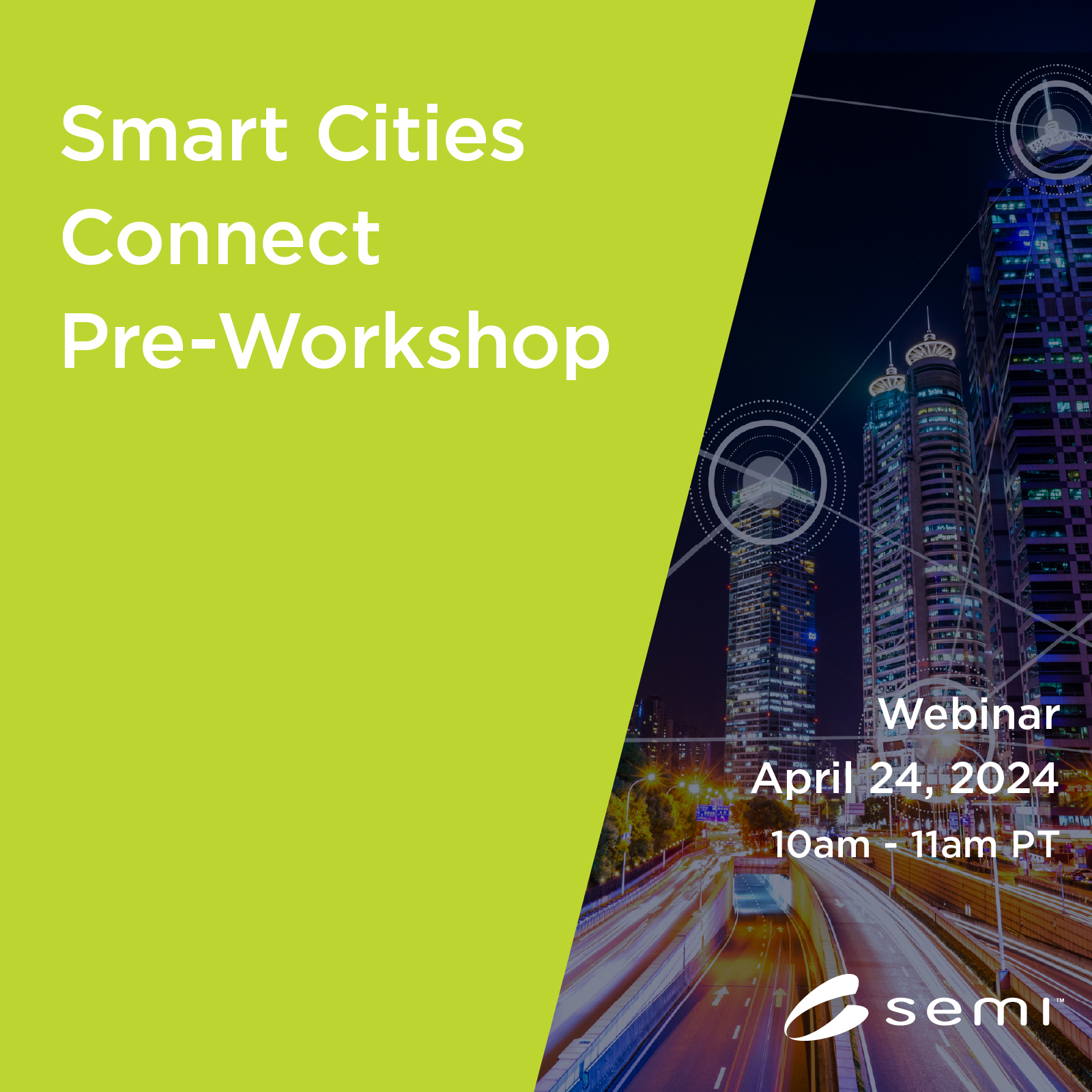 Smart Cities Connect Webinar SEMI